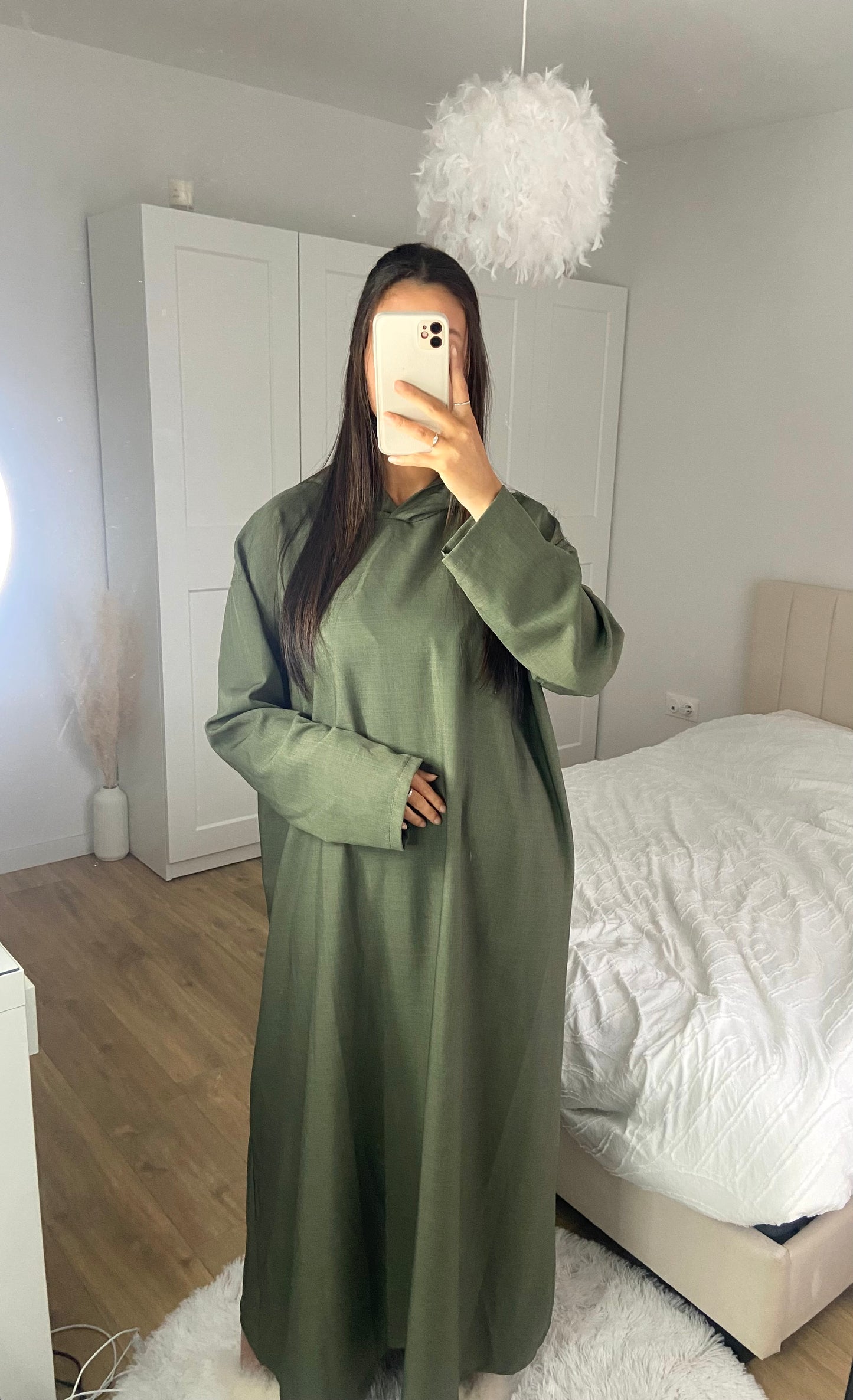 Abaya Kiara kaki