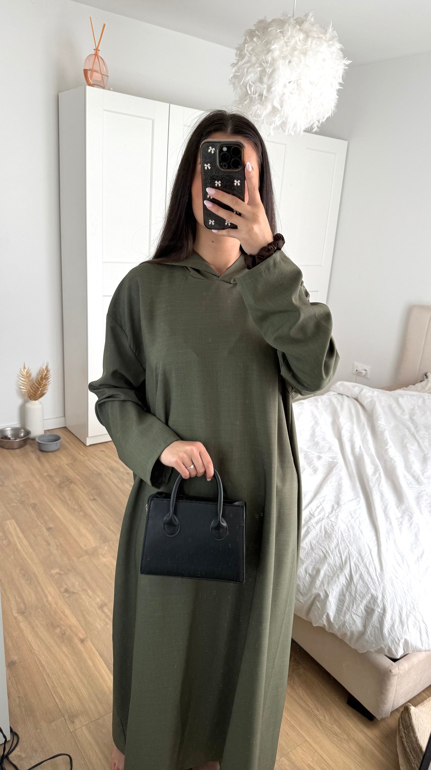 Abaya Kiara kaki