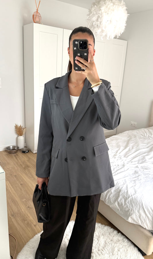 Veste blazer grise